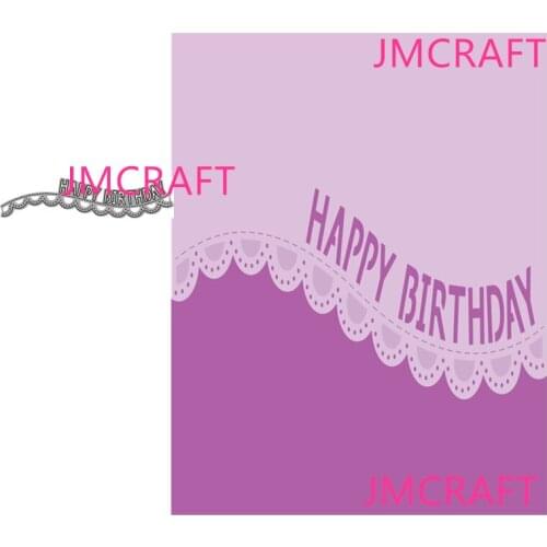 JMCRAFT 2021 New English Alphabet Lace #8 Metal Cutting Dies DIY Scrapbook Handmade Paper Craft Metal Steel Template Dies