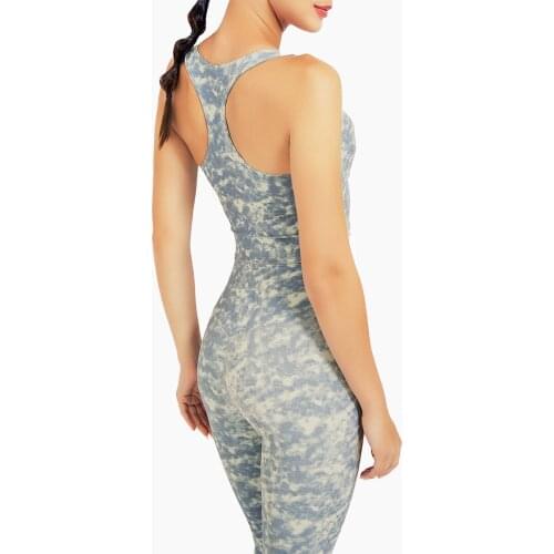 2021 Two Piece Yoga Set Women Fitness Workout Leggings Set Print Tie Dye Tights Gym Clothes