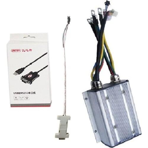 Kelly Controller KLS7230S Sinusoidal Wave Controller with Regenerative Functions and USB Cable for 2000W-3000W BLDC Motor