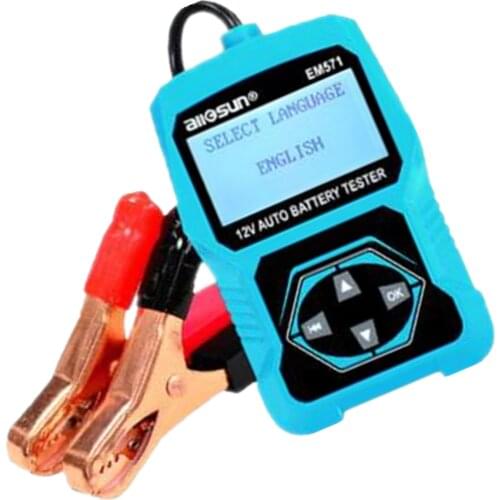 12V Automotive Vehicle Car Battery Tester 3 in 1 Multifunction Check Meter Digital Analyzer Diagnostic ALL-SUN EM571
