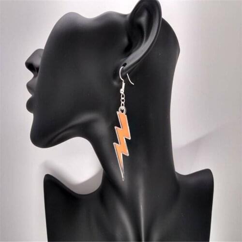 Lightning bolt earings,Acrylic earrings, earrings,bolt earrings, earrings,lightning earrings, silver earrings
