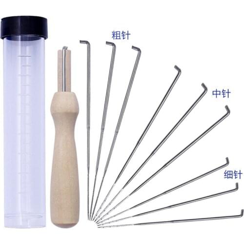 11PCS Needle Felting Tools Kit Wool Felt Needle with 9Pcs Felting Needles Felting Starter Kit For DIY Yarn Wool Felting