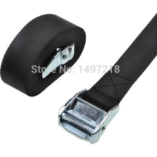 2014 New High quality 5pcs 3.8cm *150cm Metal cargo lashing strap ratchet tie down cam buckle winch strap Free Shipping