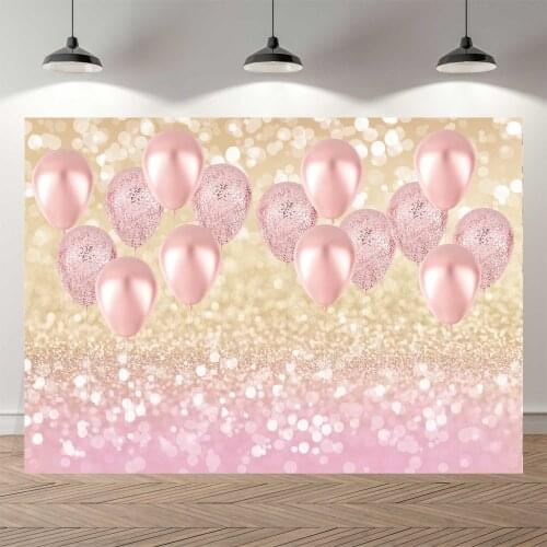 Thin Vinyl balloons glitter twinkling baby children birthday Photography studio Background professional indoor Photo Backdrop
