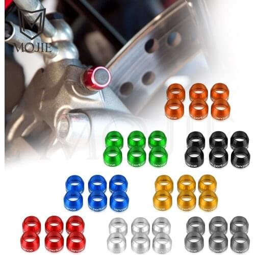 Motorcycle Universal Billet Bleed Valve Cover Kit For SUZUKI DL650 DL1000 XT V-Strom VStrom 650 1000 1050 650XT 1000XT 1050XT