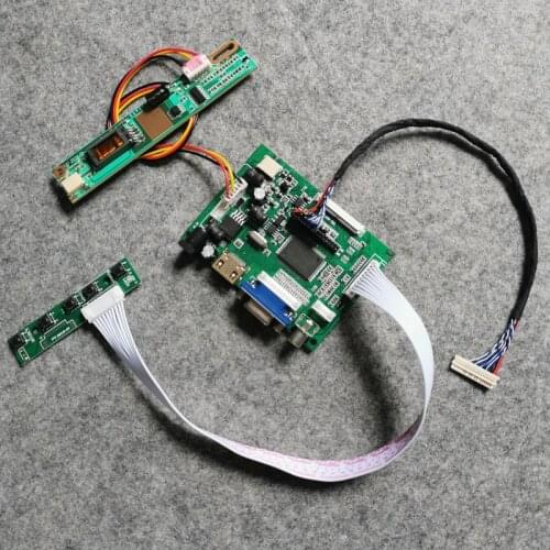 LCD display For HV121WX1/HV121WX3/HV121WX4 matrix panel drive controller board DIY kit 1-CCFL LVDS 20-Pin VGA+2AV 1280*800