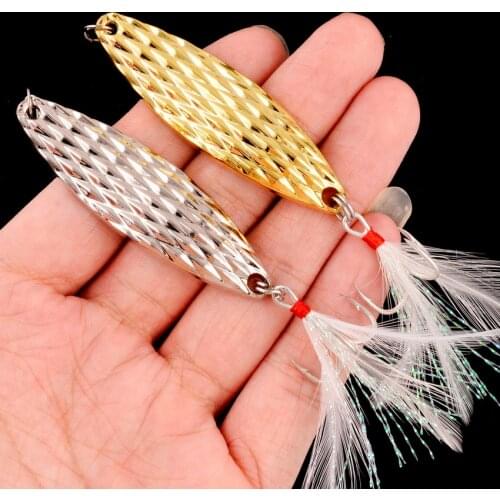 1PCS Metal Spinner Spoon Trout Fishing Lure Hard Bait 5g-20g Sequins Noise Paillette Artificial Bait Small Hard Sequins Spinner