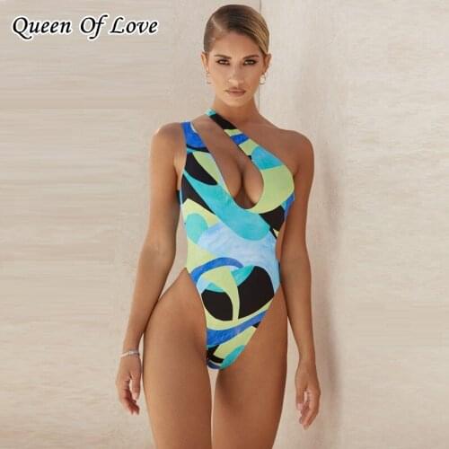 2021 Summer Sexy Bandage Swimwear Women Backless Beach Top One Piece Swimsuit Monokini Maillot Femme Bikini Maio Mujer Trikin