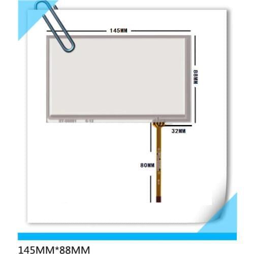 145*88 5.9 inch 6 Inch 4 wire touch screen car DVD/GPS LCD touch screen handwriting screen screen navigation