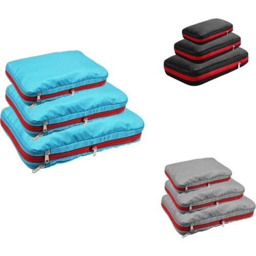 Double Layer Compression Storage Bag Portable Travel Luggage Clothing Organizer Waterproof Packing Bags