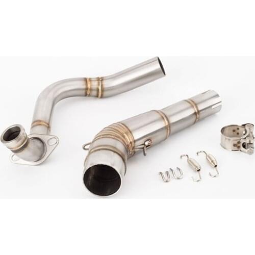 Motorcycle Scooter PCX125B Stainless Steel Front Section PCX150 Front Section 2011-2019 PCX Exhaust Pipe Muffler