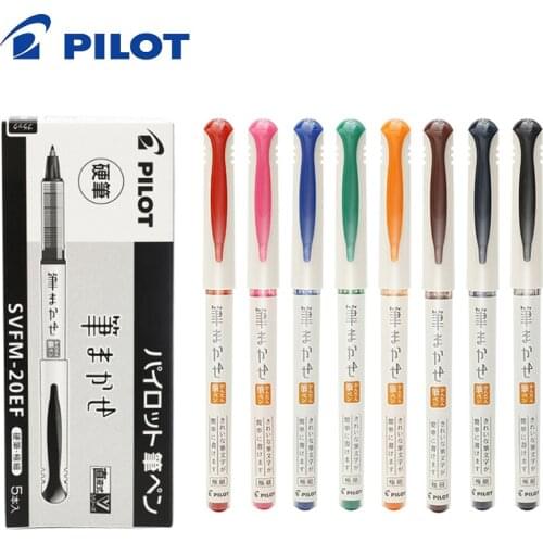 PILOT Beautiful Brush SVFM-20EF Color Science Soft Brush Fine Head Hand-drawn Soft Brush Sketch Small Kai Brush Practice Calligr