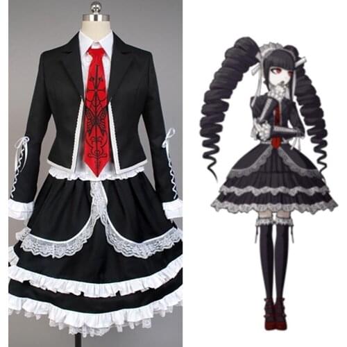 OLOMLB Dangan Ronpa Danganronpa Celestia Ludenberg Dress Cosplay Costume Outfit Suit Custom Made Plus Size 2020 New