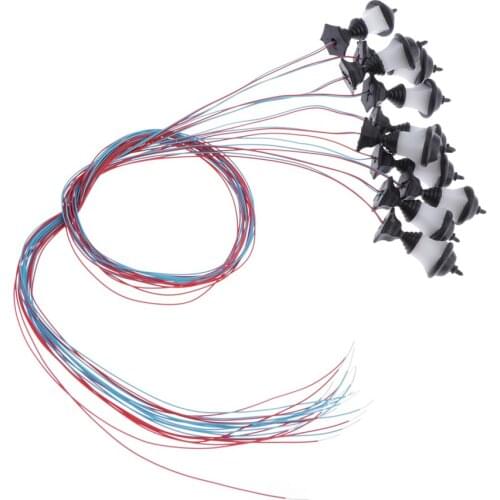 MagiDeal 10pc 1:100 Model Railway Train Lamp Street Lights HO Scale LED