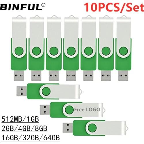 10Pcs/Set Metal 128MB 2GB 4GB 8GB 16GB 32G 64GB Pen Drive Flash Drive Memory Stick 128GB U Disk Thumb Pendrive Tender FREE LOGO
