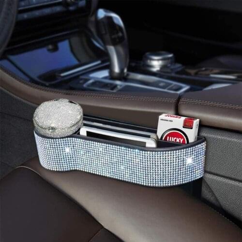 Side Slit Car Seat Gap Filler,Car Seat Console Storage Organizer,Car Seat Pockets with Cup Holder and 2 Charging Port