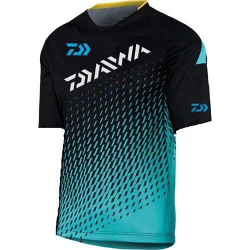 DAIWA Clothes For Fishing Summer Fishing Clothing Quick Drying Breathable Anti UV Sun Protection Short Sleeve Fishing T Shirt