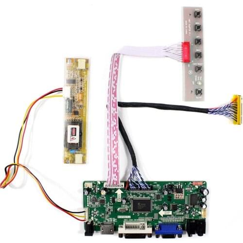 H DMI DVI VGA Audio Control Board For 17inch 1920x1200 LQ170M1LA04 LCD Screen