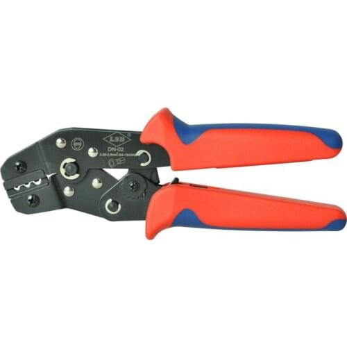 Casing tip pliers DN-02 Crimping Hand Tools with ratchet means 0.25-2.5mm2 24-13AWG crimper