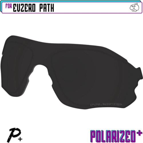 EZReplace Polarized Replacement Lenses for - Oakley EVZero Path Sunglasses - Black P Plus