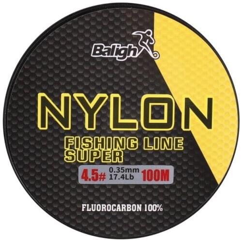 Transparent Line Fishing Line Fluorocarbon Coated Monofilament Fishing Line Carp Fishing Wire Fishing Accessories