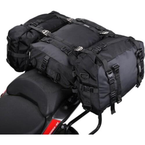 Motorcycle Back seat bags Multifunctional Waterproof Riding Backpack Motocross Saddle Bag Bumper Modification Bale