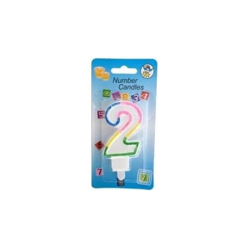 Miray Ornament Candle 2 Age Colorful 1 Pcs party material