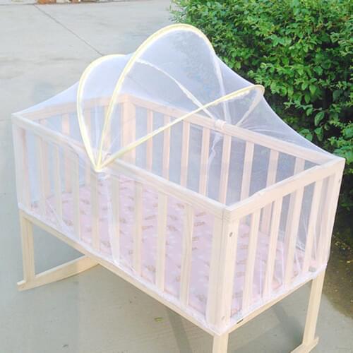 Universal Baby Kids Cradle Mosquito Net Crib Cot Mesh Canopy Infant Toddler Playpens Bed Tent 90x50cm