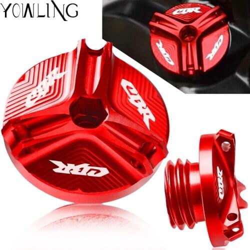 Motorcycle Engine Oil Filter Cup Plug Cover Screw FOR Honda CBR300R CBR400R CBR 400R 2013 2014 2015 2016 2017 motor accessories