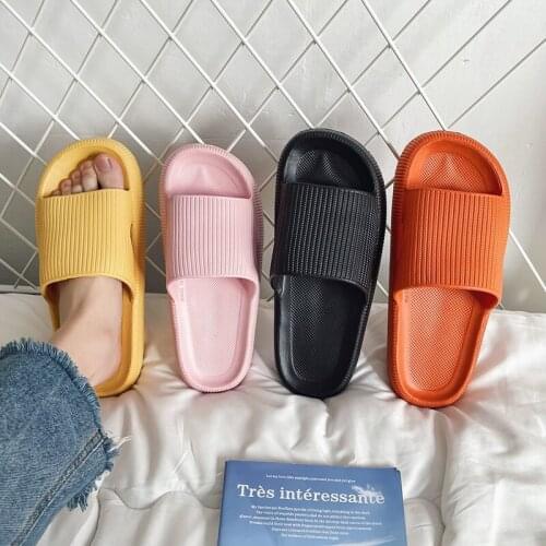 Women Summer Indoor Home Slides Platform Adult Non-Slip Sandals Slippers Ladies Bathroom Slipper Female Sandal Plus Size 45