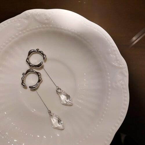 Earrings for Women 2020 New Crystal Style Retro Earless Pendant Jewelry Accessories Wholesale