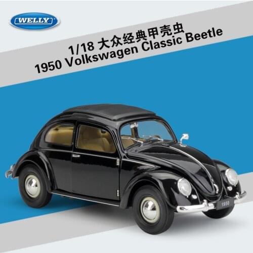 1:18 High Meticulous VW ClassicBeetle bus T1 Alloy Model Car Static Metal Model Vehicles With Box
