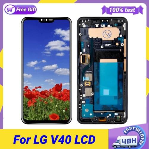 AMOLED For LG V40 ThinQ LCD Display Touch Screen Digitizer Assembly Replacement Accessory For LG V40 6.40"
