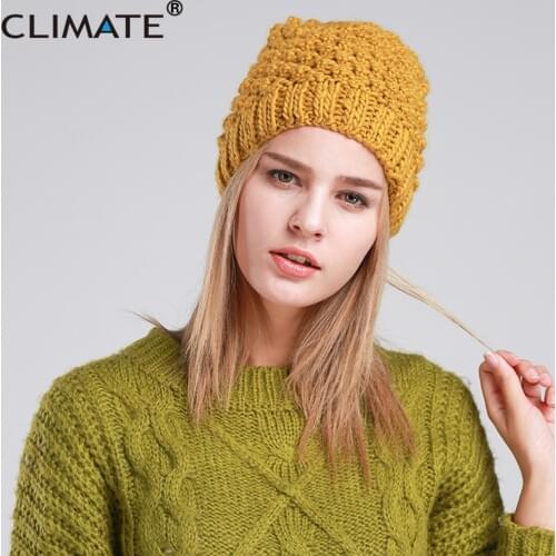 Женские вязаные шапки CLIMATE China At AliExpress