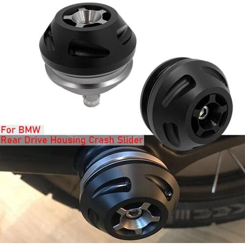 For BMW R1200R 2007-2014 Motorcycle Rear Drive Housing Crash Slider Protector For BMW R 1200 S RT ST R1200GS LC ADV R nineT R9T