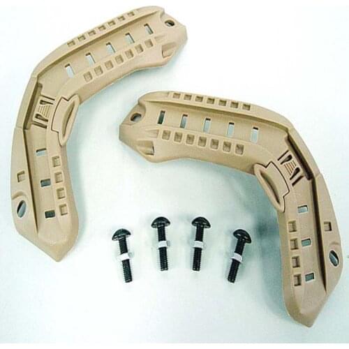 Sand color Helmet ARC Rail Fits all ACH, MICH, PASGT,Fast Helmet and lightweight Marine Helmets