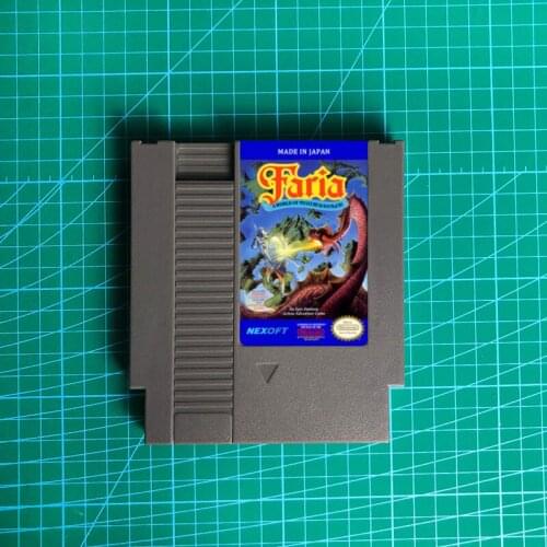 Faria - A World of Mystery & Danger! - 72 pins 8bit game cartridge