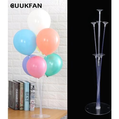 Balloon Base Table Floating Balloons Rod Drag Wedding birthday Decoration Tool Tow Pole Column Base Display Stand For Baloon
