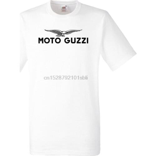 MOTO GUZZI LOGO T-SHIRT FRUIT OF THE LOOM POLYESTER