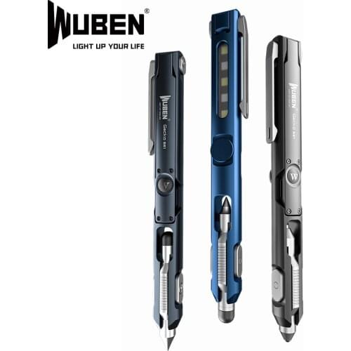 WUBEN Gecko E61 USB Rechargeable LED Pen Light Flashlight Multi-Functional EDC Penlight Flashligts