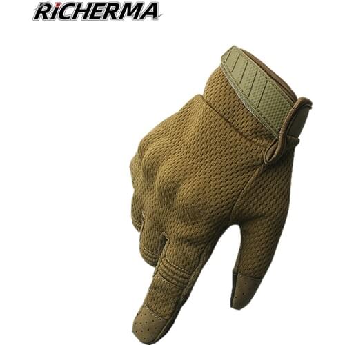 Full Finger Hand Protective Motorcycle Gloves Men Hard Shell Protect Racing Gloves Phone Touchscreen Biker Cycle Riding Gloves