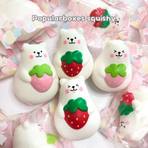 Ibloom mashmellow white bear squishy Slow Rising Gift Toy