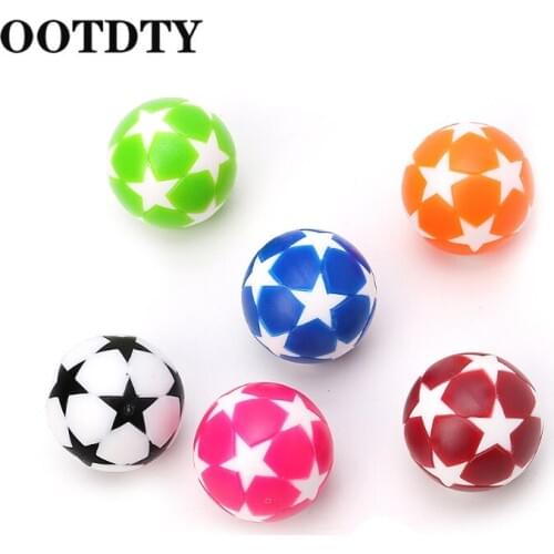 OOTDTY 2pcs 32mm Plastic Table Soccer Ball Football Foosball Fussball Machine Parts Table Football