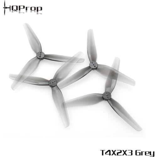 HQPROP T4X2X3 4X2X3 4020 3-Blade PC Propeller for FPV Racing 4inch Toothpick Micro Long Range LR Drone Explorer Parts