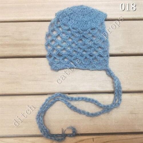 Newborn Photography Props, Hand Knitted Mohair Hat Photography Background Cap