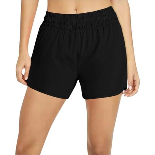 Shorts Women Thin Fitness Casual High Waist Fashion Biker Shorts Summer Slim Knee-length Bottoms Black Cycling Shorts Streetwear