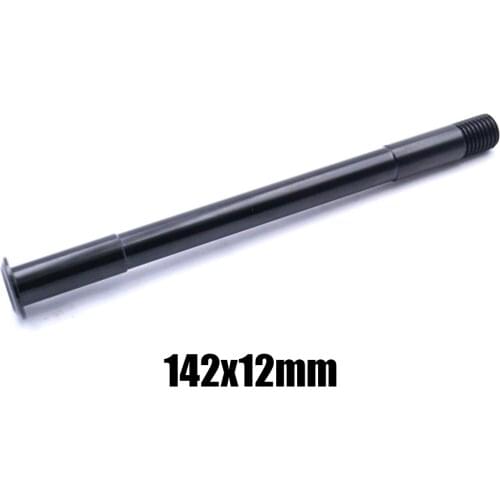 Road Bike 100/142x12mm Thru Axle Front Rear Bicycle Thru Axle For TCR Liv Alloy Black Aluminum Alloy Bicycle Axle Blocking