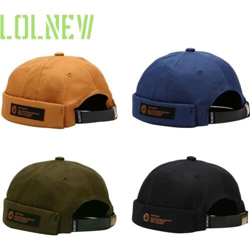 Retro Corduroy Original Docker Sailor Biker Cap Brand Brimless Skullcap Men And Trend Hip-hop Hat Autumn And Keep Warm Hat