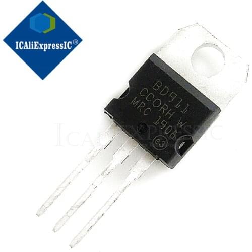 10PCS BD911 Darlington transistor 15A 100V TO-220 original authentic In Stock
