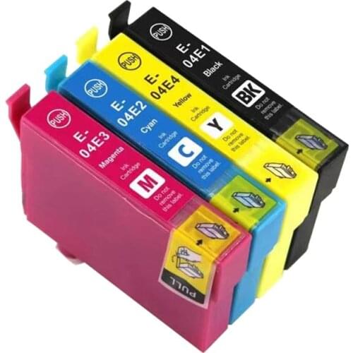 4BK+2C+2M+2Y Compatible Ink Cartridge For EPSON T04E E04E 04E WF-2831 2851 XP-2101 4101 Printer